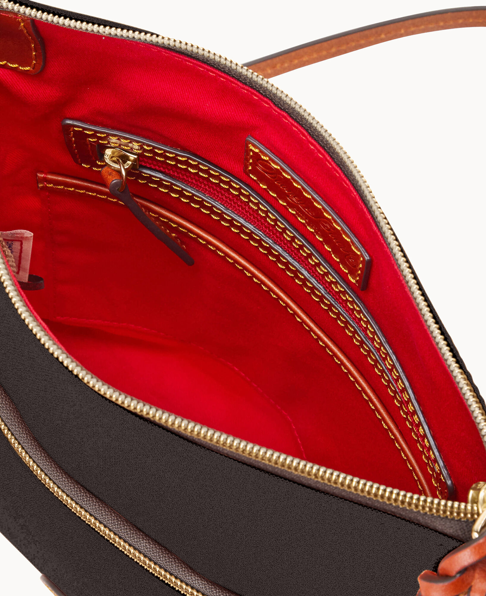 Dooney & Bourke Handbag, Nylon Crossbody Pouchette - Black: Handbags