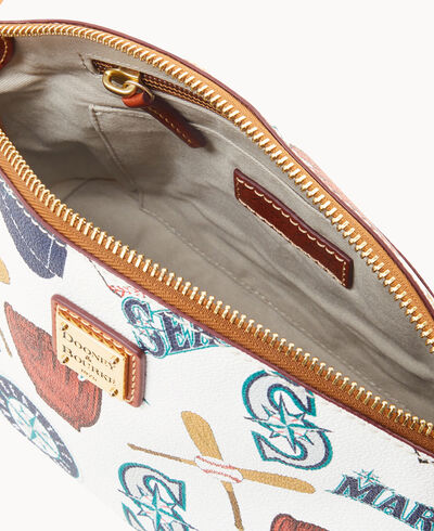MLB Mariners Suki Crossbody Med Wristlet