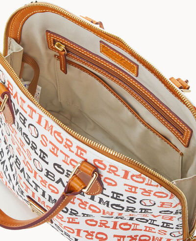 MLB Orioles Zip Zip Satchel