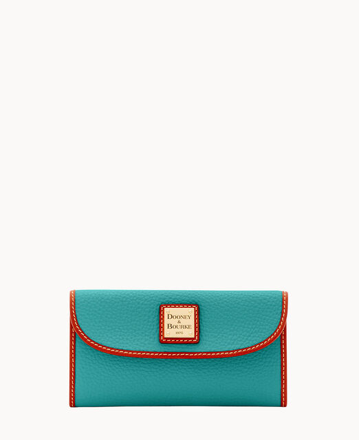 Pebble Grain Continental Clutch