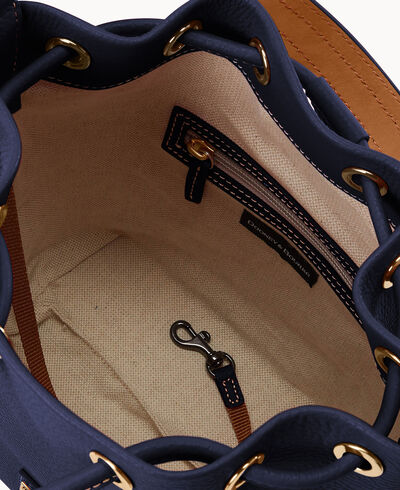 Lucca Leather Small Drawstring