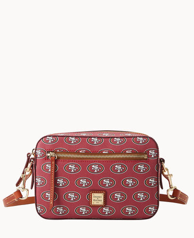 NFL 49ERS Camera Zip Crossbody