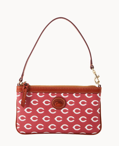 MLB Reds Large Slim Wristlet
