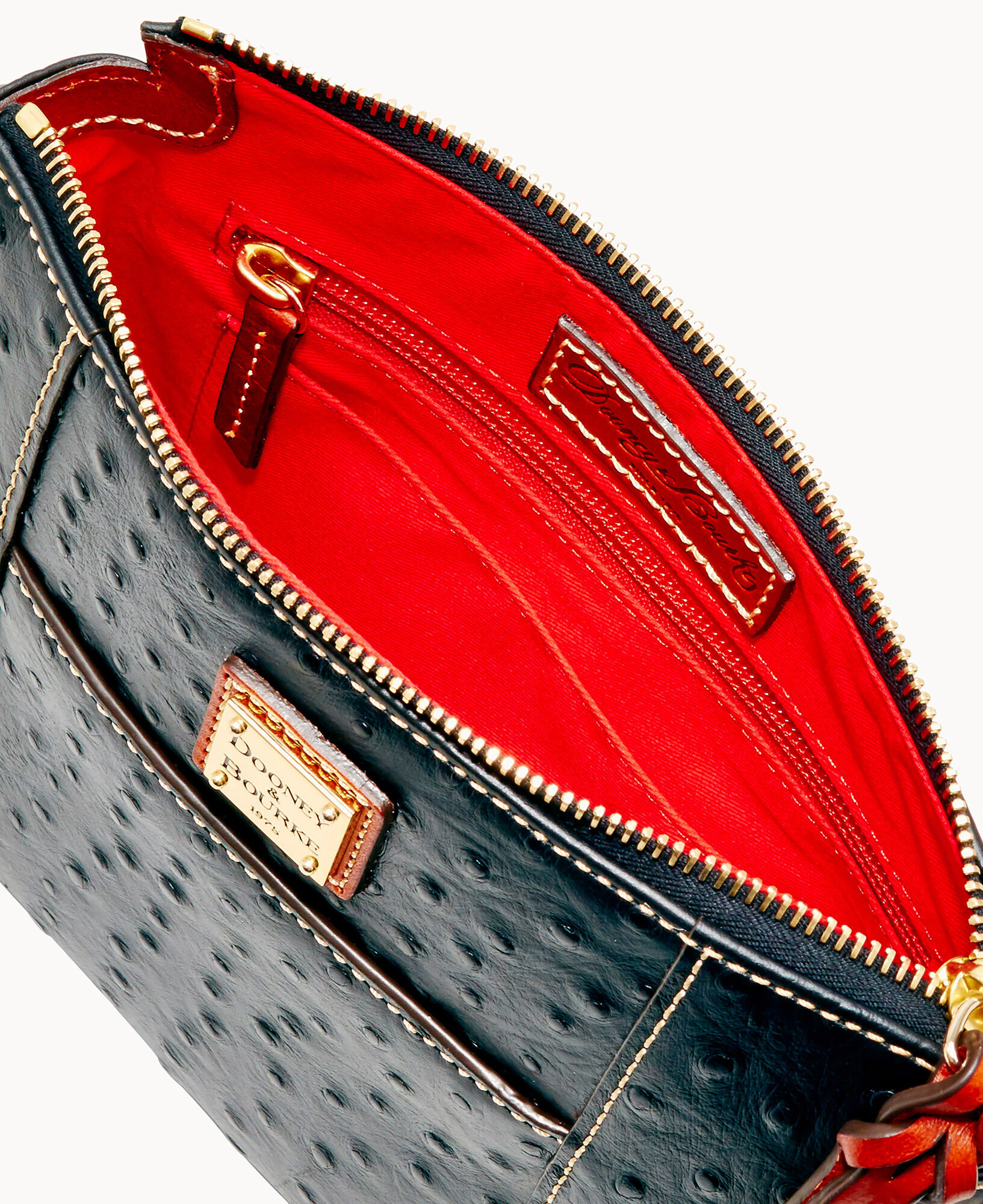 Dooney Bourke Ostrich Lexington Crossbody