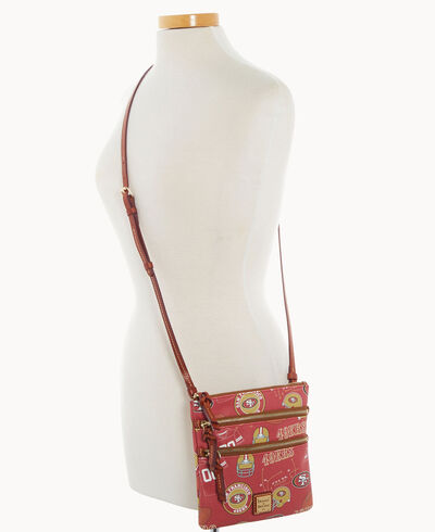 NFL 49ERS Triple Zip Crossbody