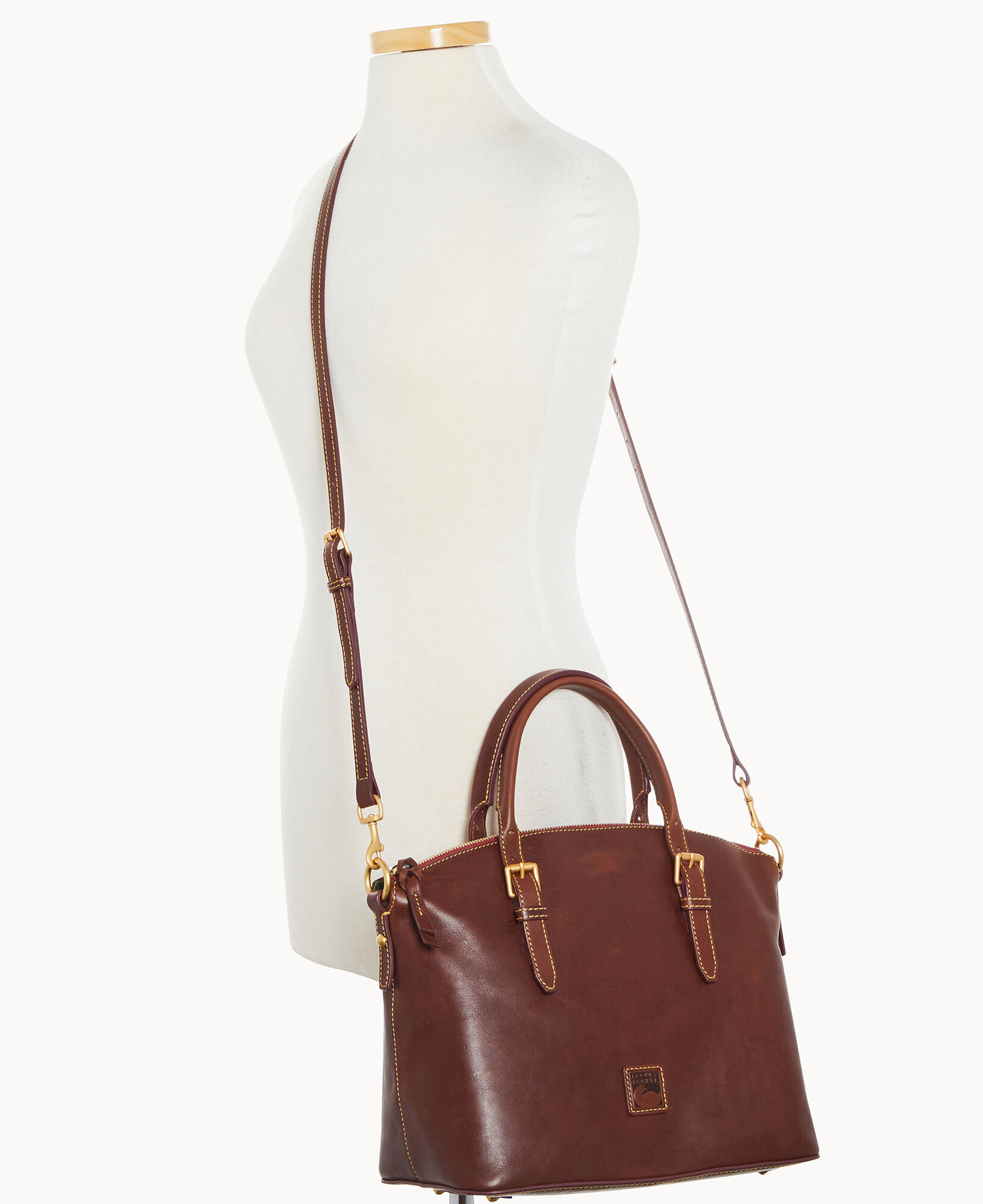 Dooney & bourke florentine deals vaccheta pebble leather satchel