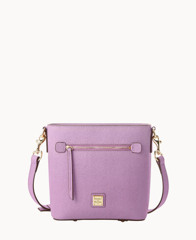 Saffiano Small Zip Crossbody