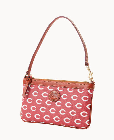 MLB Reds Large Slim Wristlet