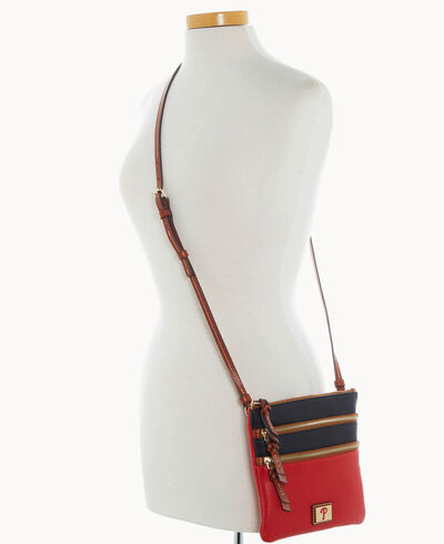 MLB Phillies Triple Zip Crossbody