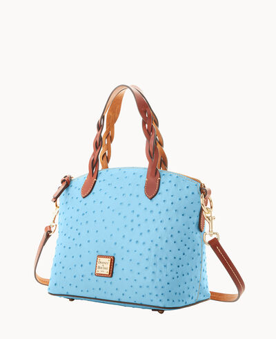 Ostrich Small Heidi Satchel