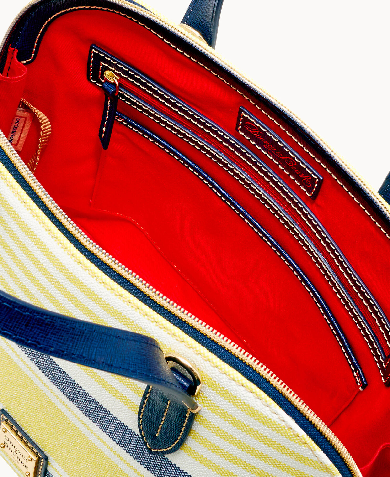 Dooney and bourke striped bag outlet