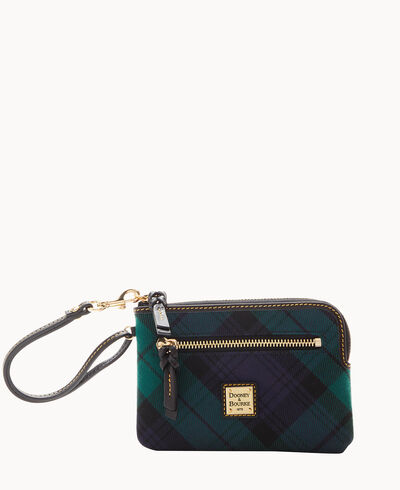 Tartan Zip Around Wristlet