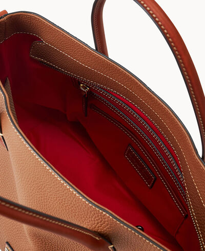 Pebble Grain Large Handle Tote