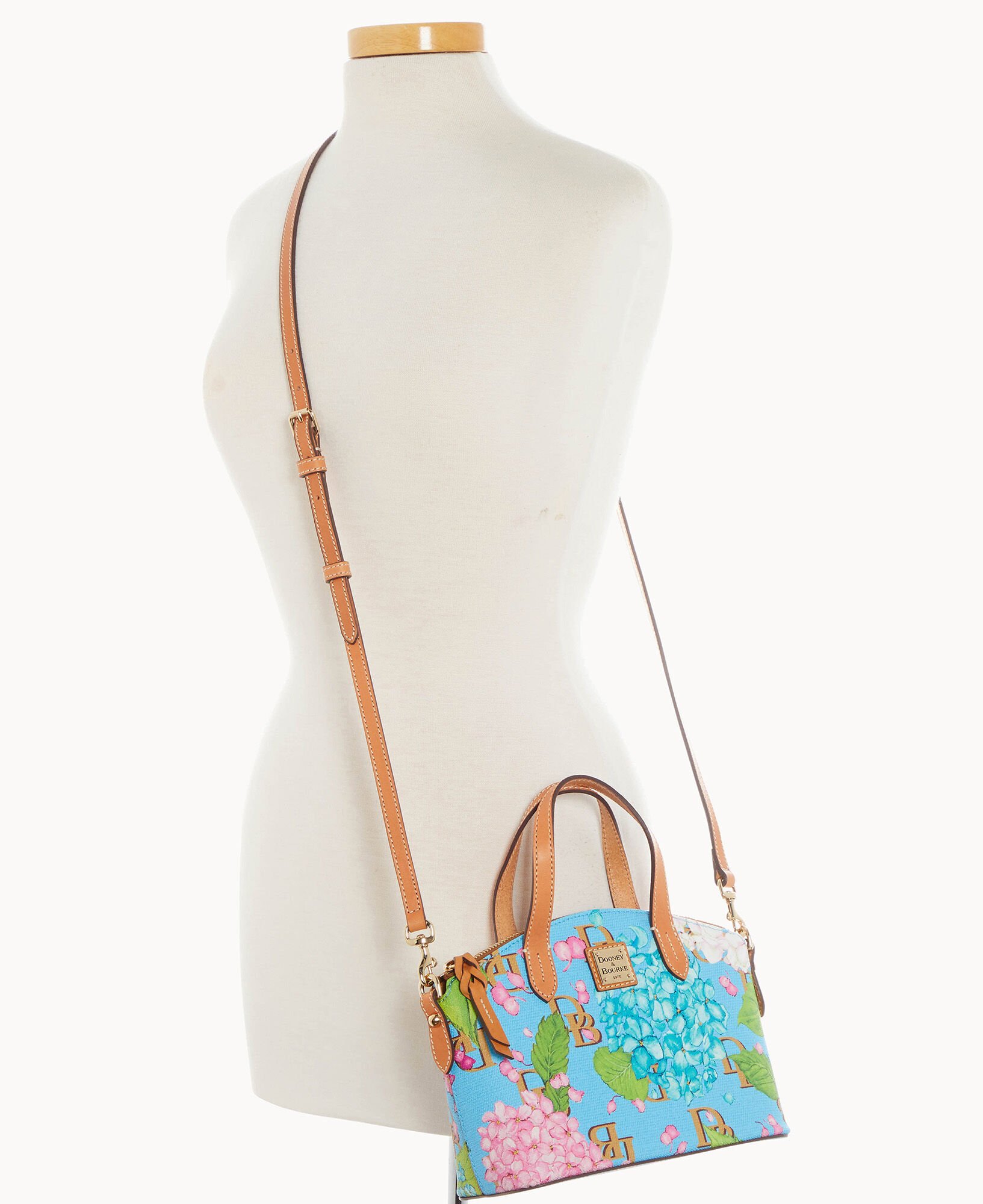 Dooney Bourke Hydrangea Monogram Ruby