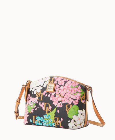 Hydrangea Monogram Suki Crossbody