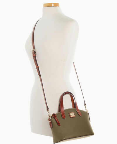 Pebble Grain Ruby Bag With Card Case