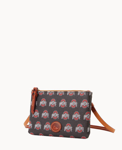 Collegiate Ohio State University Top Zip Crossbody