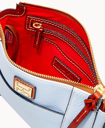 Pebble Grain Lexington Crossbody Small Coin Case