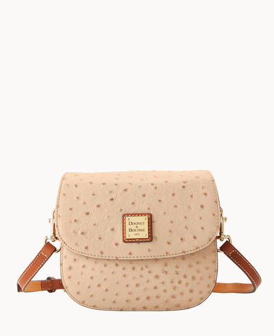 Ostrich Saddle Bag