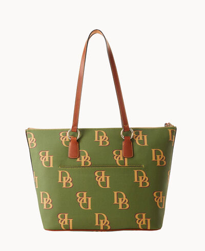 Monogram Wren Zip Tote