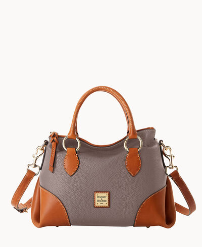 Pebble with Florentine Trim Satchel 30