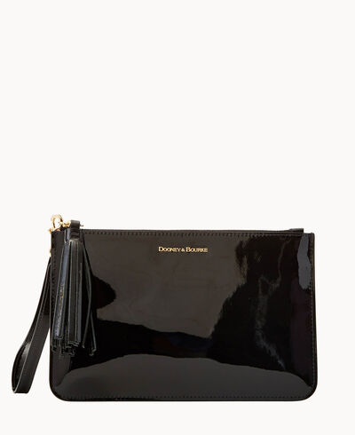 Patent Leather Carrington Wristlet