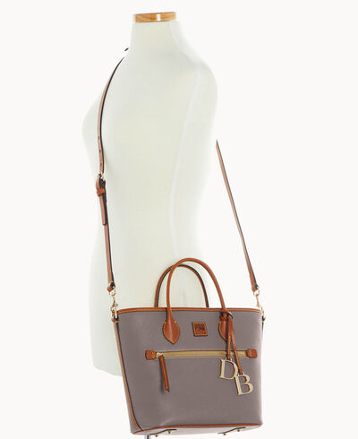 Pebble Grain Handle Tote