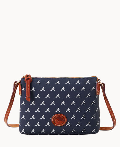 MLB Braves Crossbody Pouchette