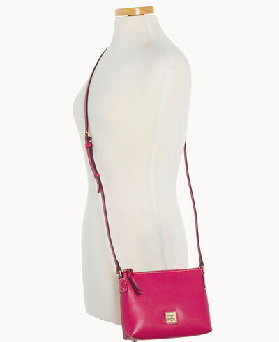 Saffiano Crossbody Pouchette