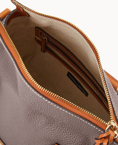 Pebble with Florentine Trim Satchel 30