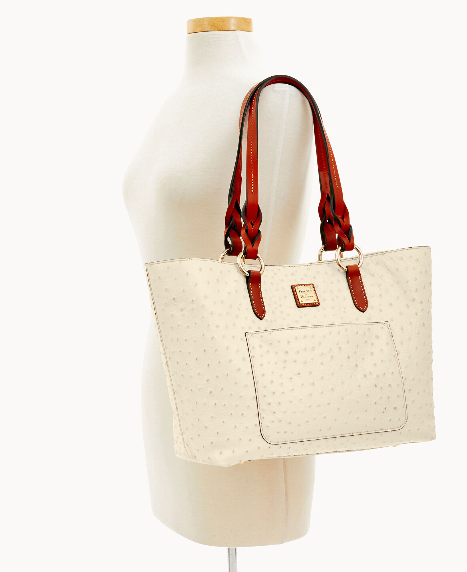 Dooney Bourke Ostrich Tammy Tote