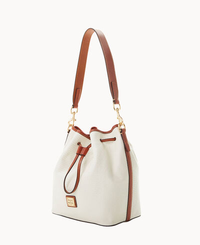 Embossed Lizard Drawstring
