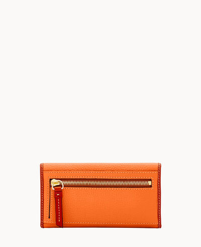 Pebble Grain Continental Clutch