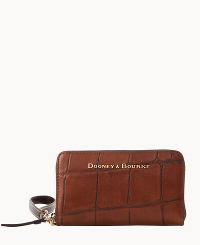Denison Zip Around Phone Wristlet