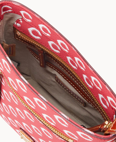 MLB Reds Small Zip Crossbody