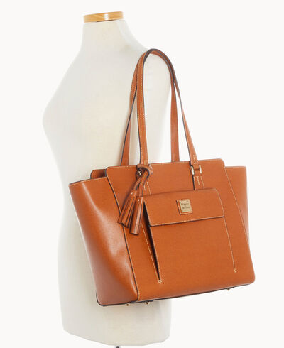 Saffiano East West Shopper