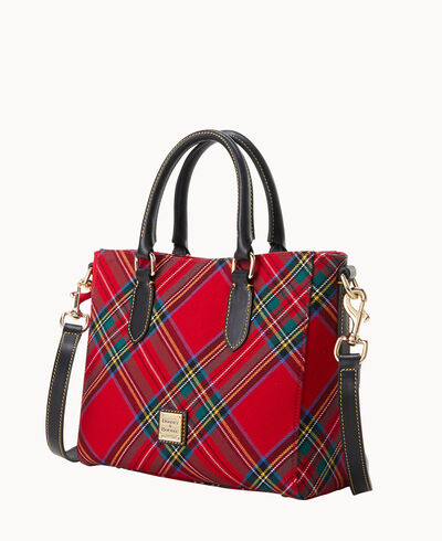 Tartan Top Handle Tote