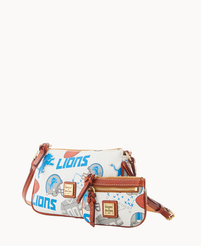 NFL Lions Lexi Crossbody Sm Coin Case