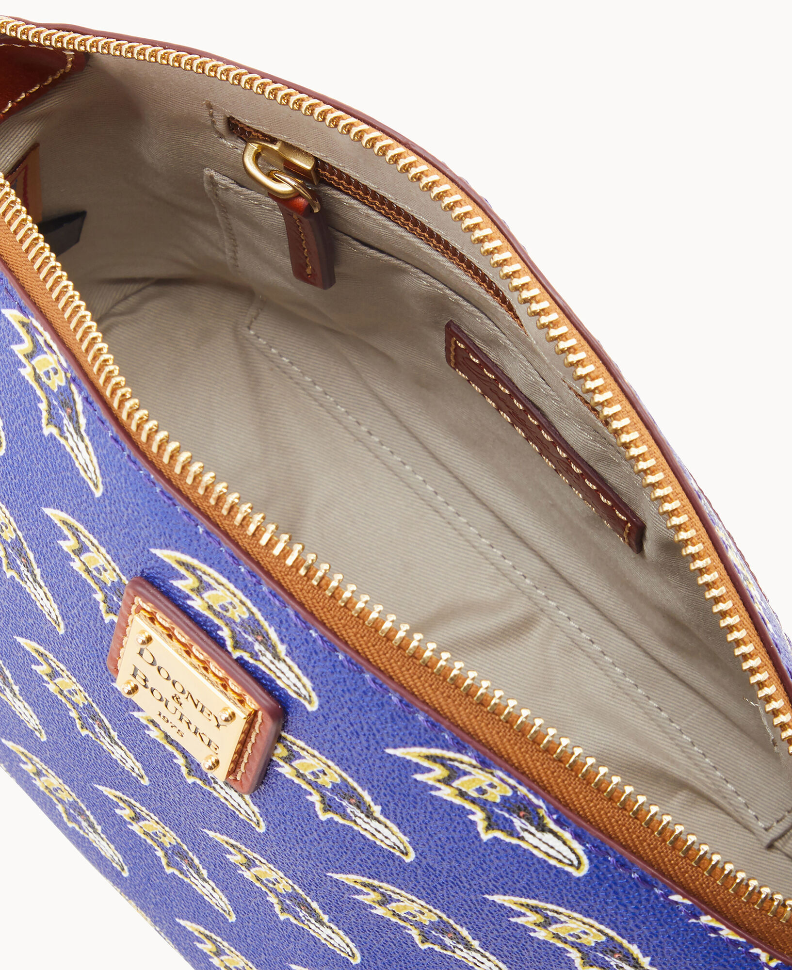 Dooney & Bourke Baltimore Ravens Small Zip Crossbody Bag