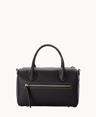 Pebble Grain Barrel Satchel
