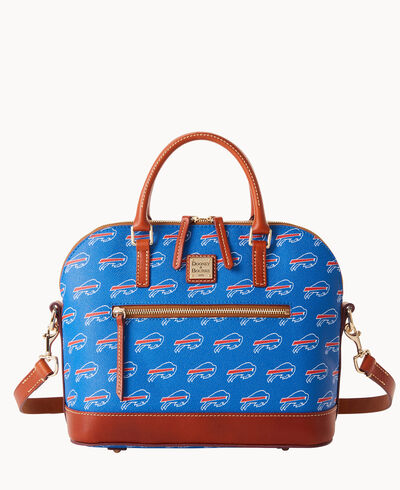 NFL Bills Domed Zip Satchel