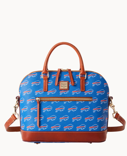 NFL Bills Domed Zip Satchel