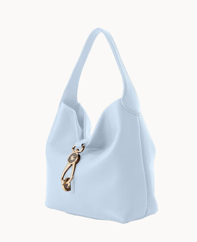 Pebble Grain Small Logo Lock Sac