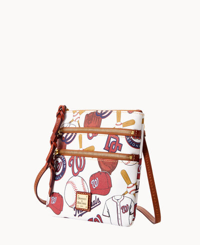 MLB Nationals N S Triple Zip Crossbody