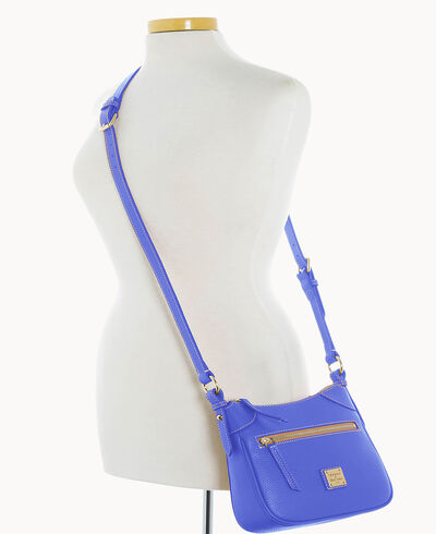 Lucca Leather Front Zip Crossbody
