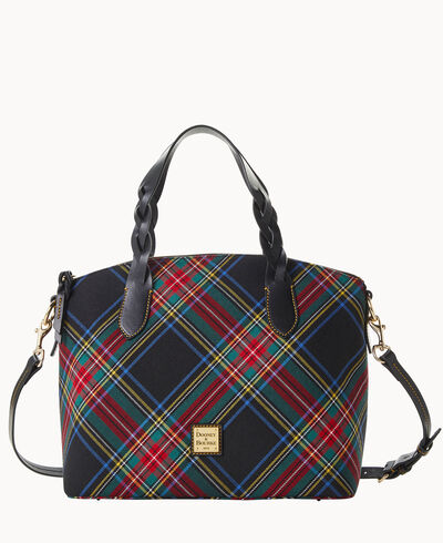 Blakely Tartan Celeste Satchel