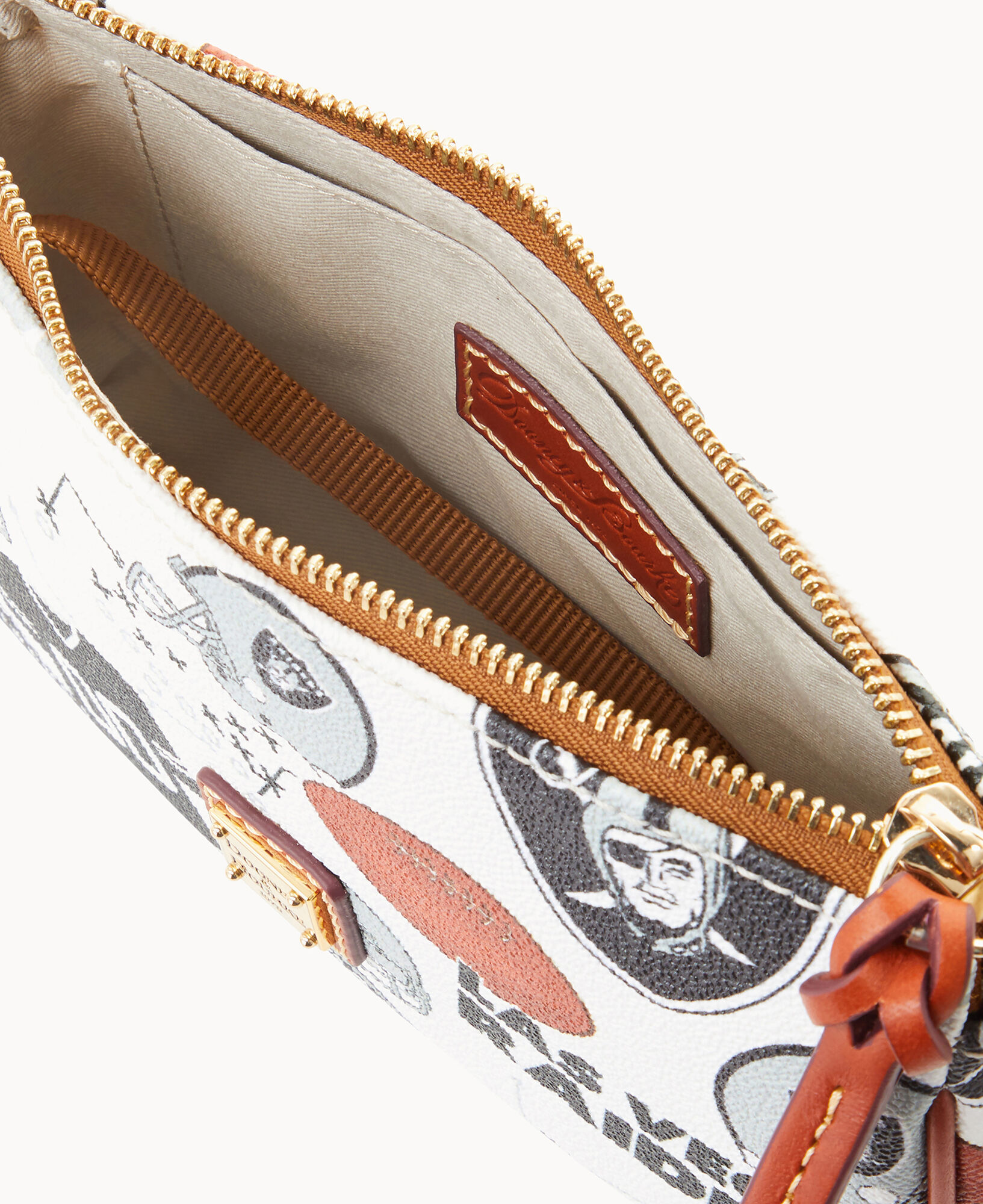 Dooney Bourke NFL Raiders Lexi Crossbody Sm Coin Case