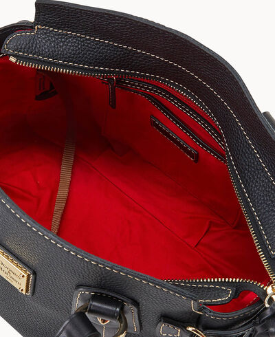 Pebble Grain Small Winged Shopper