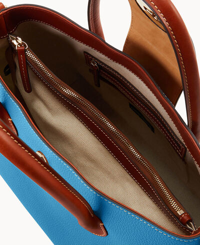 Pebble Turnlock Handle Tote 30
