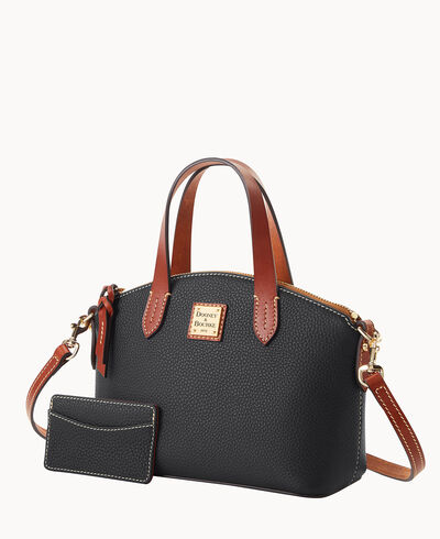 Pebble Grain Ruby Bag With Card Case